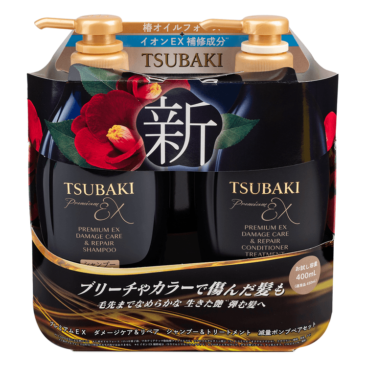 TSUBAKI Premium EX Shampoo & Conditioner 400ml