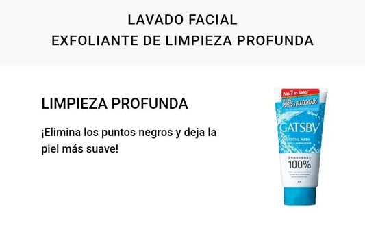 GATSBY Facial Wash - Deep Cleaning Scrub 130g