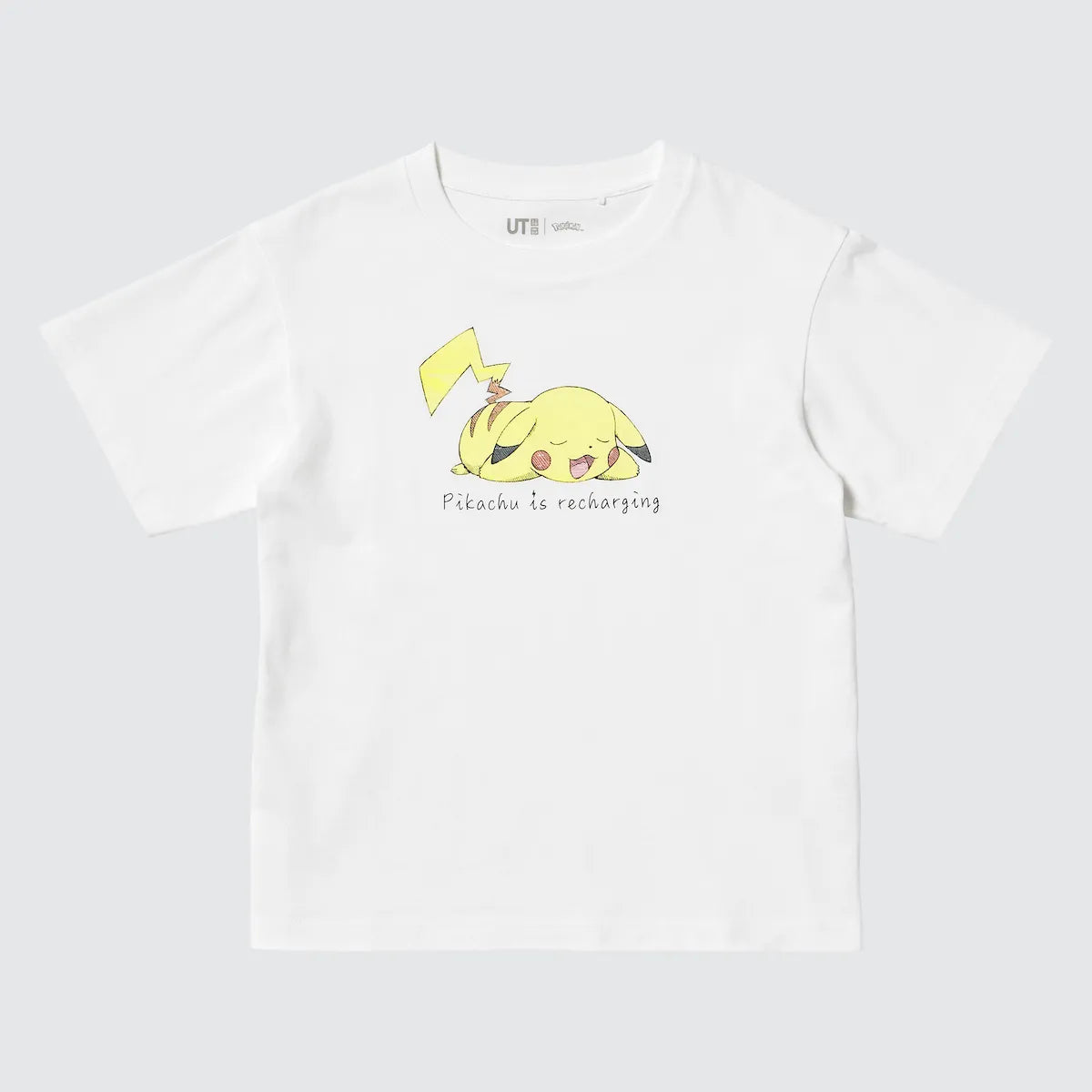 UNIQLO Kids UT POKEMON SKETCH PIKACHU (Color: White - Talla 130cm)