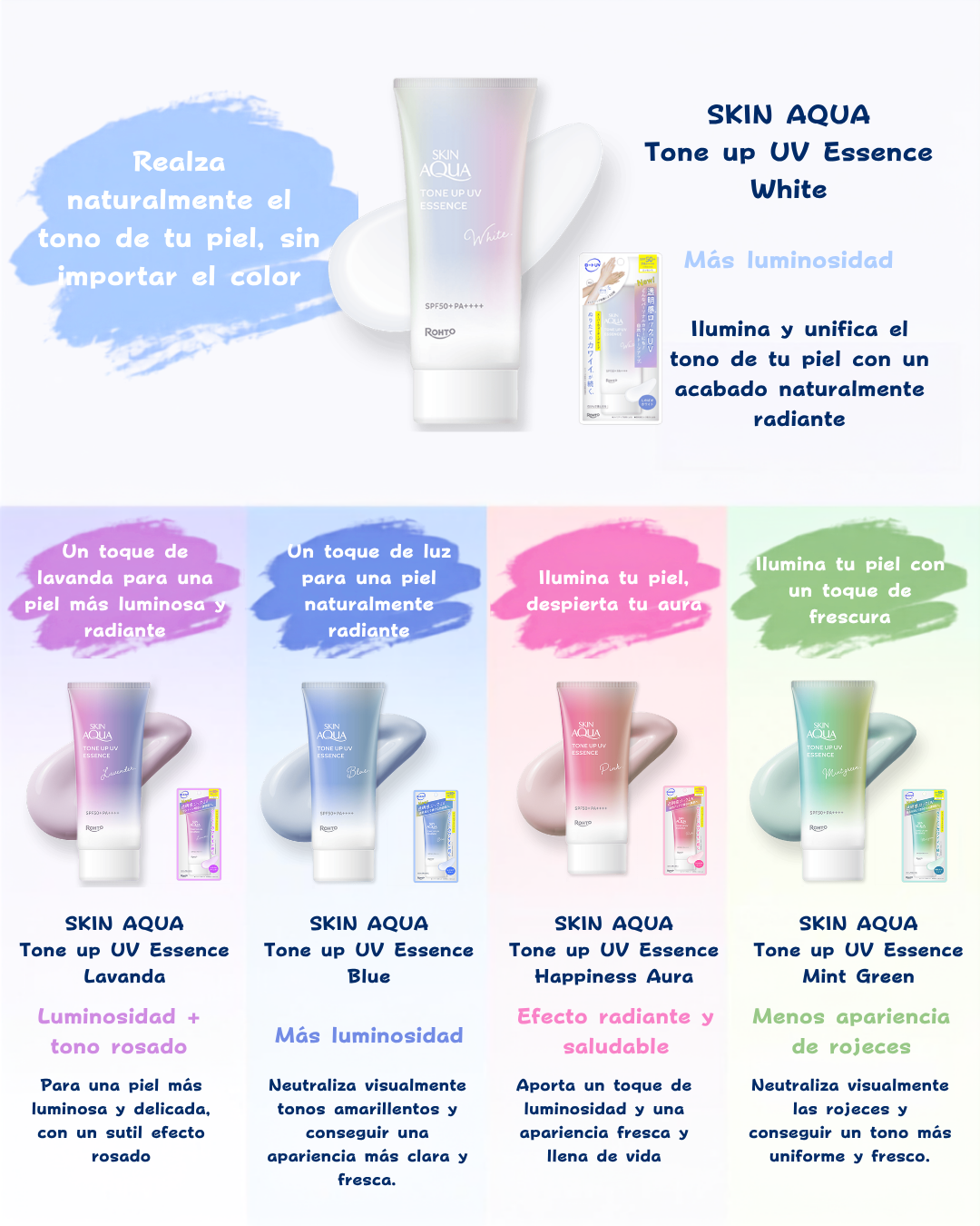 SKIN AQUA Tone Up UV Essence Blue 80g