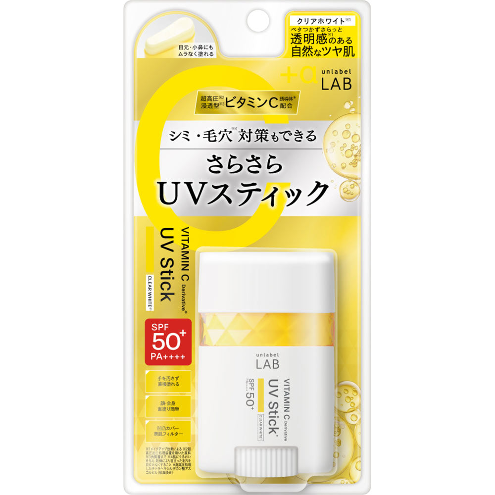 UNLABEL LAB UV Stick Vitamin C Clear White SPF50+ PA++++ (20gr)