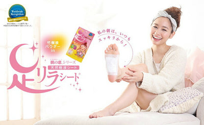KI NO MEGUMI Ashi Relax Sheet - Rosa (30 parches)