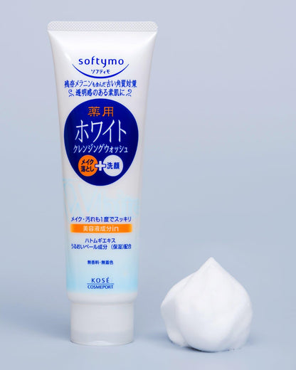 KOSE Cosmeport Softymo W White Cleansing Wash 190g