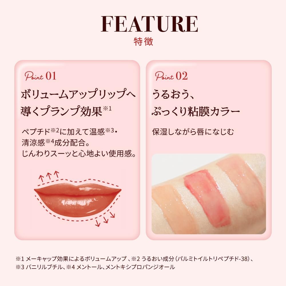 MENTHOLATUM Lip Fondue 3.2g - Plumn Red