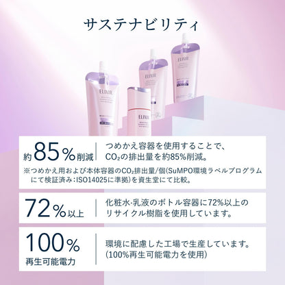 ELIXIR Brightening Essence Lotion - Rich Moisture (170ml)