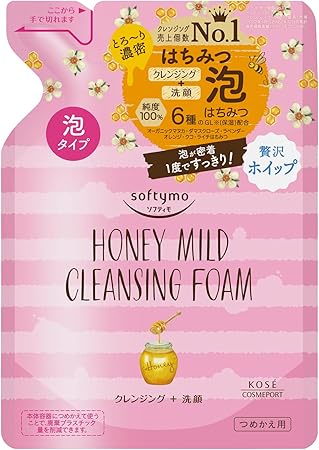 KOSE Cosmeport Softymo Honey Mild Cleansing Foam 170ml (Refil)