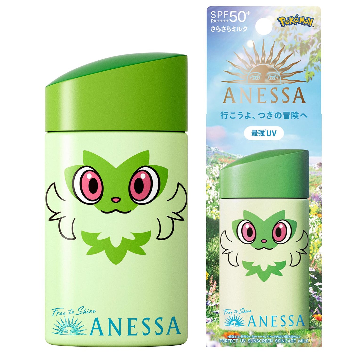 ANESSA Perfect UV Skincare Milk - Presentacion Sprigatito (ニャオハ)