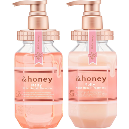 & honey Melty Moist Repair Shampoo + Treatment set 440g