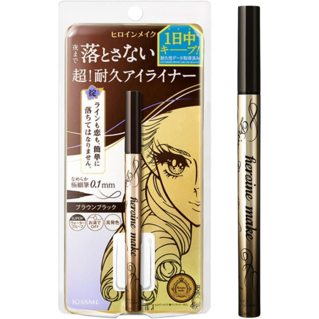 HEROINE MAKE Prime Liquid Eyeliner (02 Brown Black)