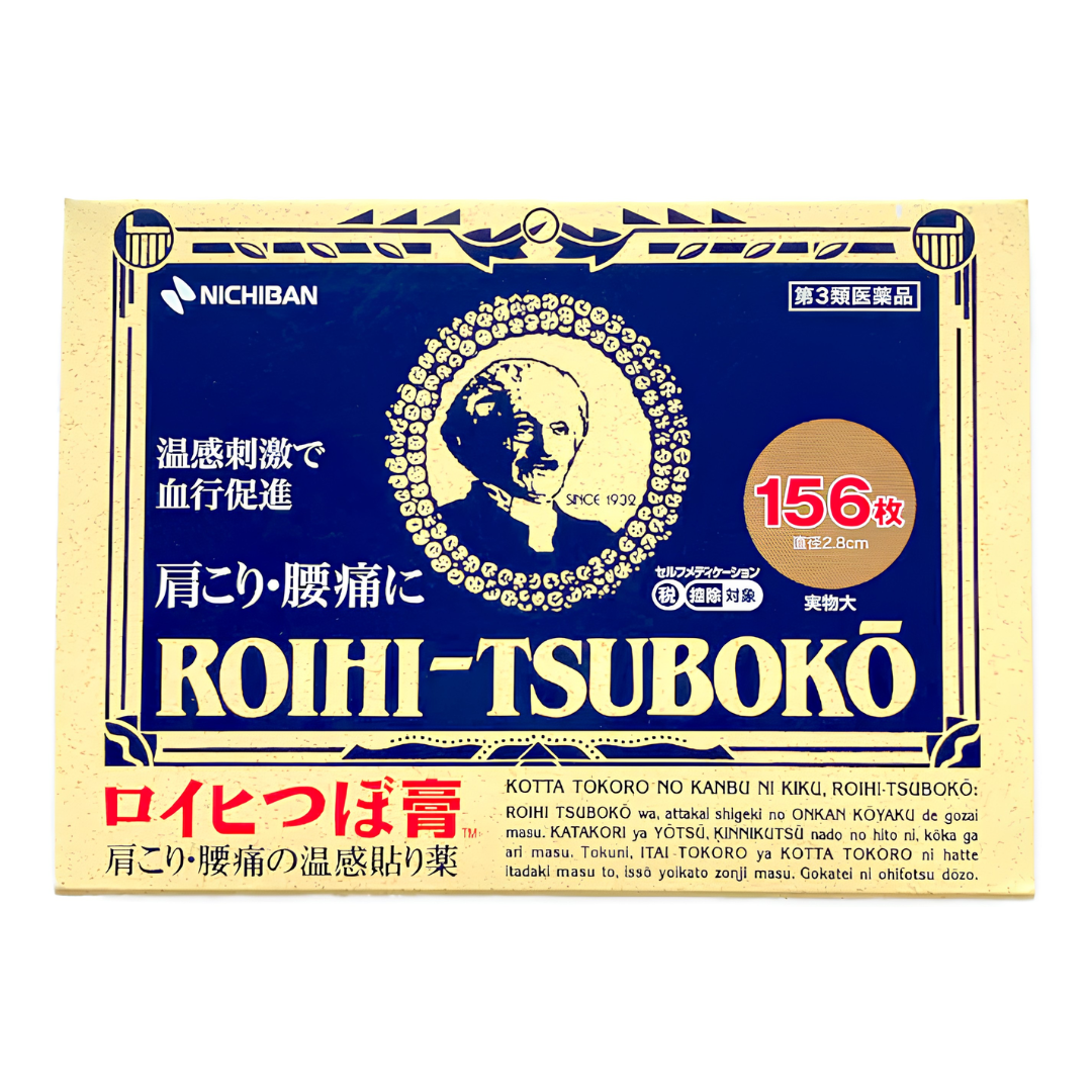 NICHIBAN ROIHI - Tsuboko: parches para dolor muscular (156 parches)