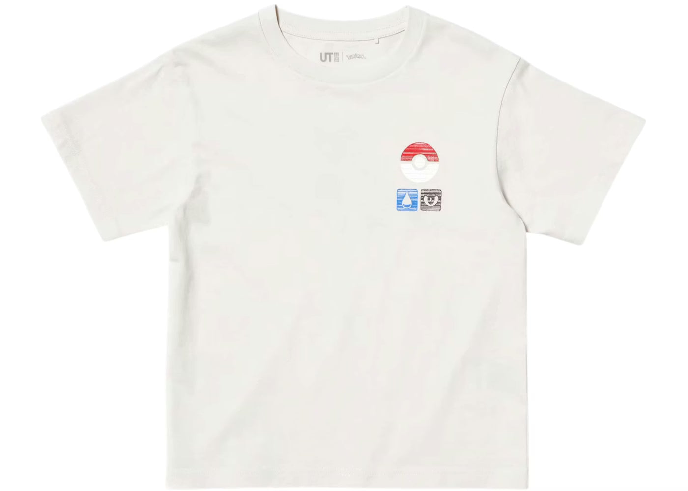 UNIQLO Kids UT POKEMON SKETCH (Color: Beige - Talla 130cm)