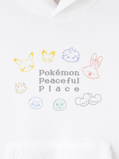 GU Sudadera con capucha POKE PEACE  (Color: Amarillo - 140cm)