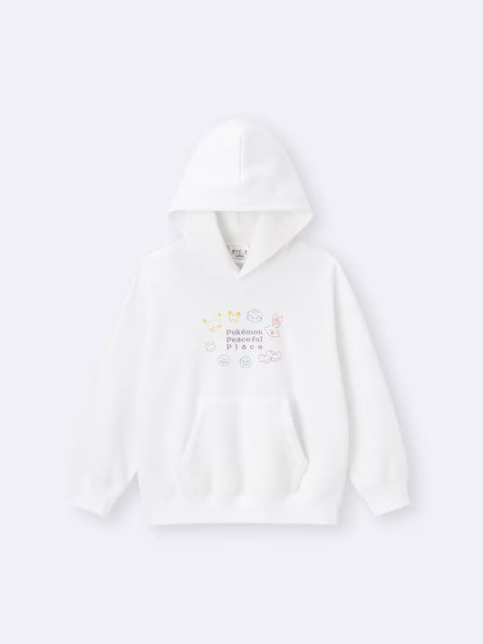 GU Sudadera con capucha POKE PEACE  (Color: Amarillo - 140cm)