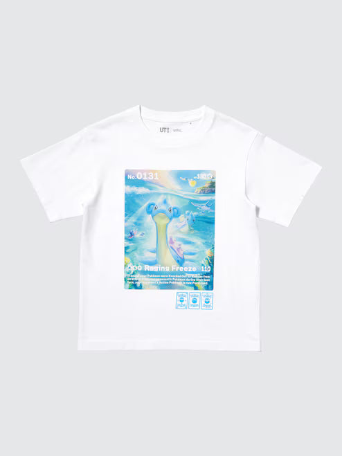 UNIQLO Kids UT POKEMON (Color: White - Talla 120cm)