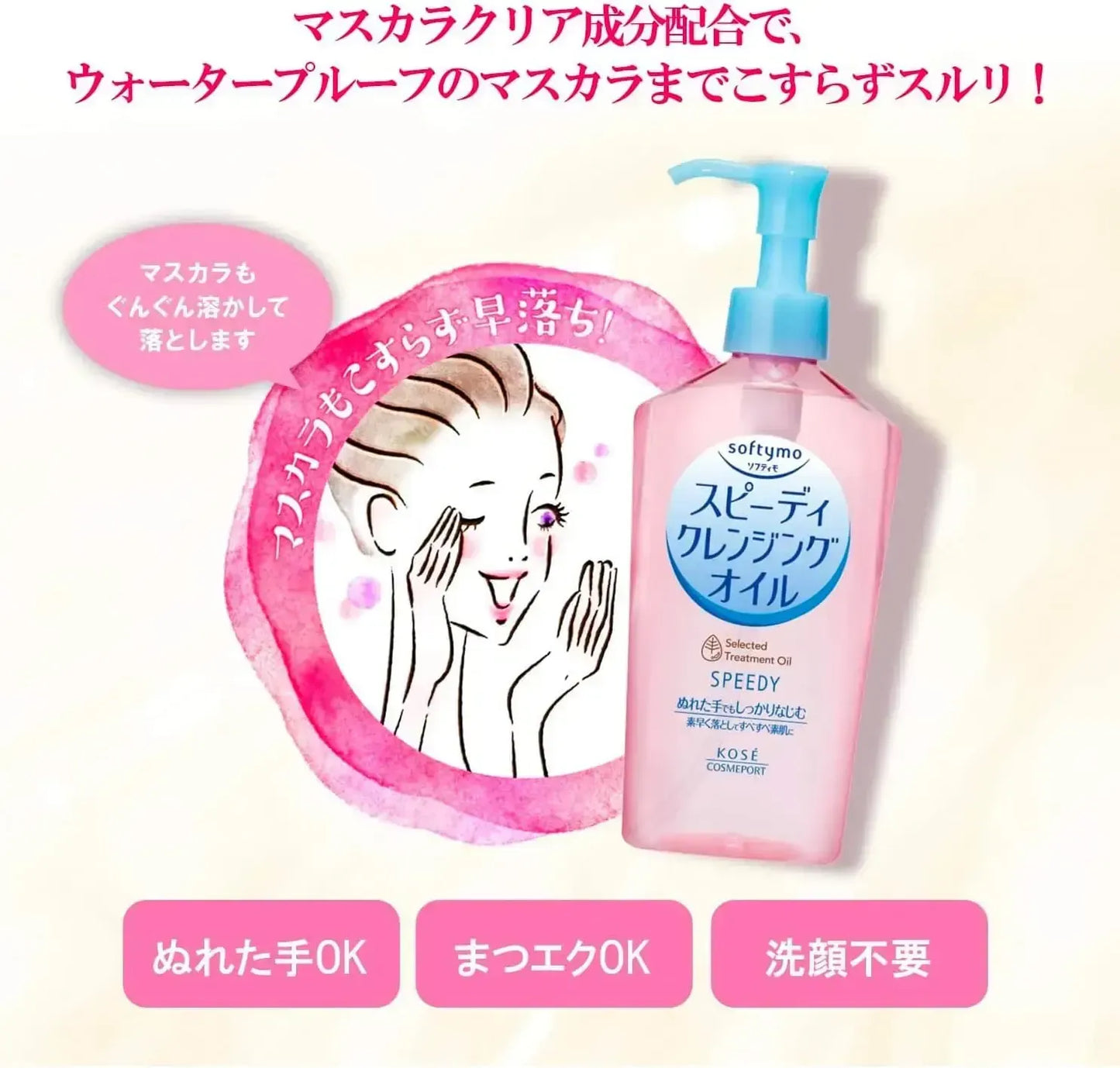 KOSE Cosmeport Softymo Speedy Cleansing Oil 60ml