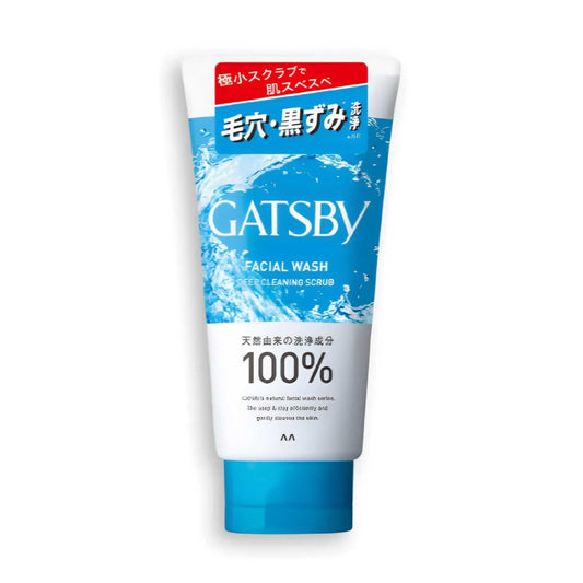 GATSBY Facial Wash - Deep Cleaning Scrub 130g