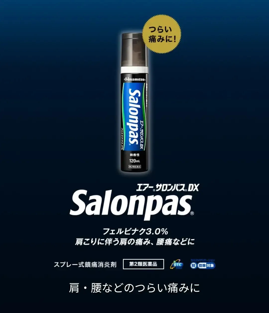 HISAMITSU Air Salonpas DX 120mL