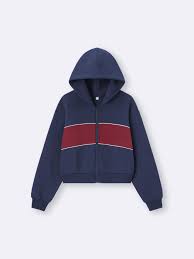 GU BABY WEIGHT AT FULL ZIP PARKA Red &Blue (M)