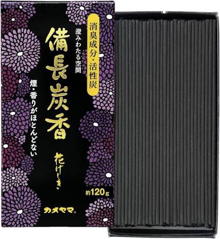 KAMEYAMA Hanageshiki Bichotan 120g (Libre de humo y olor)