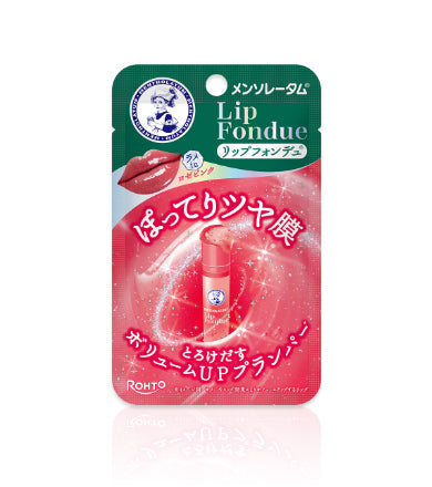 MENTHOLATUM Lip Fondue 3.2g - Rose pink