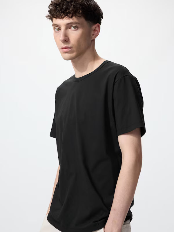 UNIQLO AIRism Cotton Crew Neck T (M - XL)