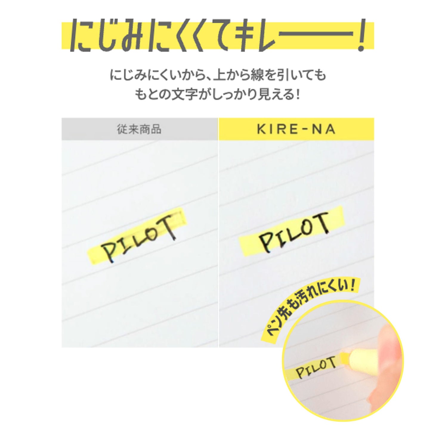 PILOT Kire-na Highlighter - 5 colores