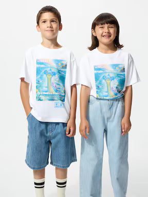 UNIQLO Kids UT POKEMON (Color: White - Talla 120cm)