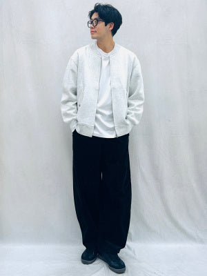 Unisex Heavy Weight Sweat Ribbed Jacket (Talla L)
