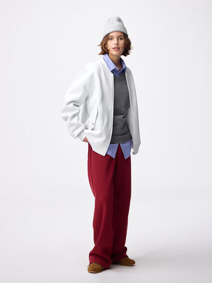 Unisex Heavy Weight Sweat Ribbed Jacket (Talla L)